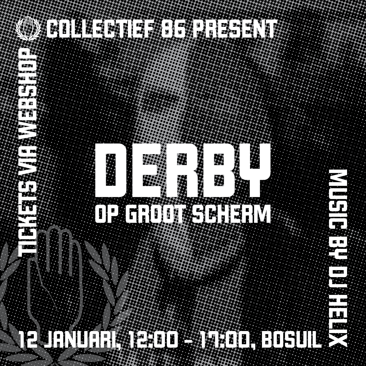 Ticket Derby op Groot Scherm